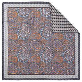 VFV30-10 Платок жен. 100% полиэстер 90x90 FABRETTI