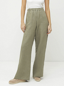 NK79-11 FABRETTI Брюки женские 100% лён