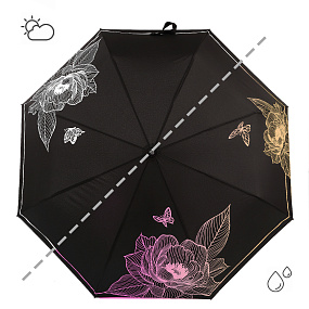 UFW4-5 Зонт жен. Fabretti, автомат, 3 сложения, эпонж