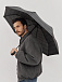 UGQ0005-3 Зонт муж. FABRETTI, автомат, 3 сложения, клетка,эпонж, ручка крюк
