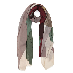 VFS1023-4 Шарф жен. 18% шерсть, 82% модал  70x180 FABRETTI