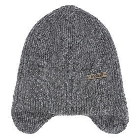 DWG82-45f Fabretti Ушанка мужская 25% мохер, 45% шерсть, 15% нейлон, 15% акрил