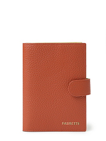 Q260014D-6 FABRETTI Обложка для документов жен. 100% натуральная кожа КРС 