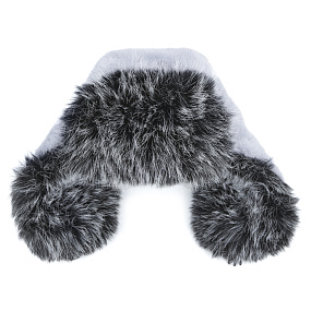 DI47-3 Fabretti Ушанка женская 100% полиэстер