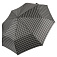 UGQ0007-2 Зонт муж. FABRETTI, автомат, 3 сложения, клетка,эпонж, ручка крюк