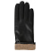 F14-1 black FABRETTI Перчатки жен. нат. кожа