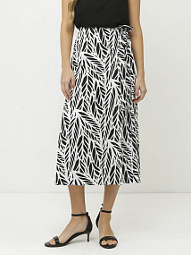 NCF49pr-1 FABRETTI Юбка женская 55% лён 45% вискоза