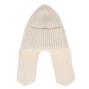 DW146-13f Fabretti Ушанка женская 40% шерсть енота, 15% шерсть, 25% вискоза, 20% нейлон