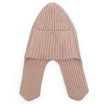 DW146-5f Fabretti Ушанка женская 40% шерсть енота, 15% шерсть, 25% вискоза, 20% нейлон