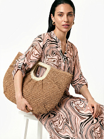 NLTU112-12P FABRETTI Туника  женская 80% тенсел, 20% полиамид