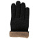 S1.44-1 black FABRETTI Перчатки муж. нат. кожа/шерсть