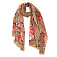 VFVRN5-6  Шарф жен. 100% мерсеризованная шерсть 70x180 FABRETTI 