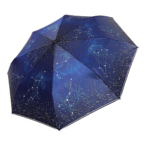 UFLS100-8 Зонт жен. Fabretti, облегченный автомат, 3 сложения, сатин