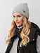 DW91-3 Шапка жен. 40% шерсть енота,15% шерсть,25% вискоза, 20% нейлон разм.57 FABRETTI