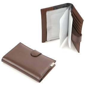 54022N-12 FABRETTI Обложка для документов муж. нат. кожа