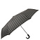 UGQ0007-2 Зонт муж. FABRETTI, автомат, 3 сложения, клетка,эпонж, ручка крюк