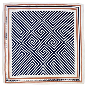 VFV27-8 Платок жен. 100% полиэстер 70x70 FABRETTI