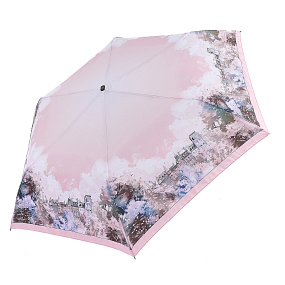 UFL7-5 Зонт жен. Fabretti, автомат, 3 сложения, эпонж, плоская ручка